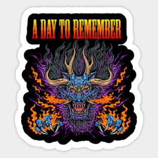 A DAY TO REMEMBER MERCH VTG Sticker